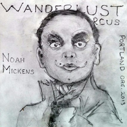 7 of 10 Noah Mickens of Wanderlust Circus 2013 | Sam Roloff | 8x8 inches Graphite on Panel