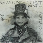 william batty noah mickens oil painting of wanderlust circus portland oregon sam roloff